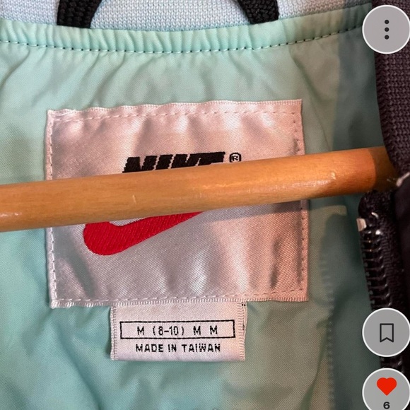 Nike Vintage Early 90s Lightweight Baby Blue Jacket - Picture 4 of 6